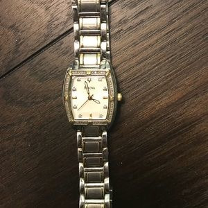 Bulova two-tone Diamond accent watch